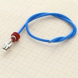 Gedichtete Reparaturleitung mit Standard Power Timer Buchsenkontakt 2.5 mm2 - blau