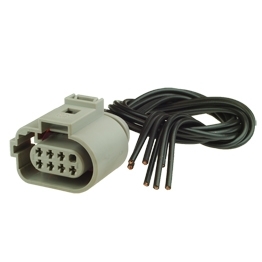 Vormontierter 7 von 8-poliger gedichteter weiblicher Stecker mit Kabel, 2-reihig, Kodierung VIII
