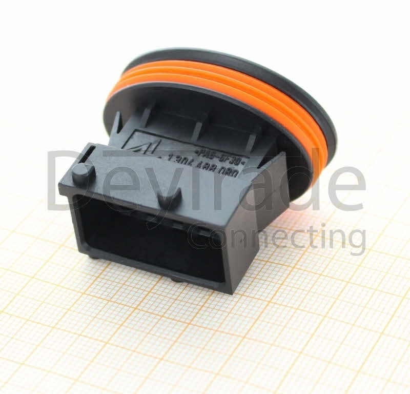FEP 42061300 - 1 304 488 080 - 10 poliges maennliches gedichtetes Steckergehaeuse 2.8 mm  (Automotive Lighting restricted)