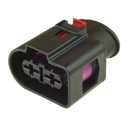 5Q0971955 - 2 poliges RDR Buchsengehause 9.5 mm, 1-reihig, (VW restricted)