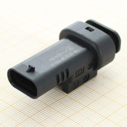 Kostal 9302239 - 3 Way Sealed MLK 1,2 Black Male Connector, Coding Z