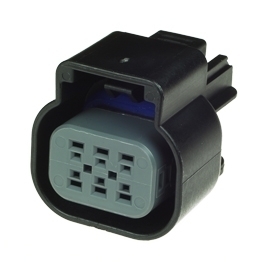 Delphi 15355297 - 6 poliges Delphi GT 150 Buchsengehaeuse gedichtet schwarz