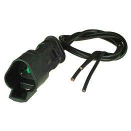 Deutsch DT04-3P-CE09 Stecker mit Kabel - 3-poliges Stiftgehaeuse Deutsch DT-Serie mit reduziertem Dichtungsdurchmesser (E-Seal) und Schrumpfschlauchanschluss, schwarz