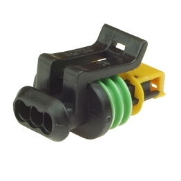 Delphi 15368586 - 3-poliges gedichtetes GT 150 Buchsengehaeuse