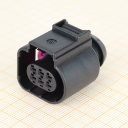 4H0 973 713 - 6 Way Sealed Female Connector 1.5 mm, 2-row, Coding I (neutral version)
