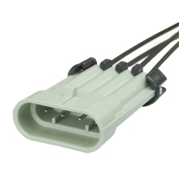 Vormontierter Delphi 12186271 -  4-poliger grauer Metri-Pack 150 gedichteter Stecker mit Kabel