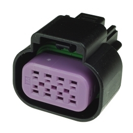 Delphi 15326835 - 8 poliges Delphi GT 150 Buchsengehaeuse gedichtet schwarz