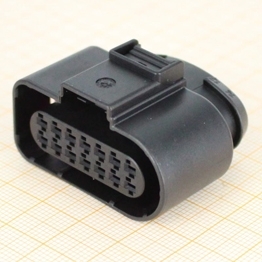 4H0973717 - 14-poliges gedichtetes Flachkontaktgehaeuse 1.5 mm, 2-reihig, Codierung I, (neutral)