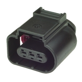 8K0973703 - 3-poliges gedichtetes Flachkontaktgehaeuse 1.5 mm, 1-reihig, Codierung I, (VW restricted)