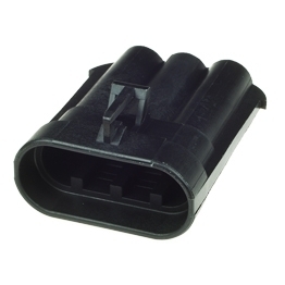 Delphi 12124686 - 3 poliges Delphi Metri-Pack 630 Steckergehaeuse gedichtet schwarz