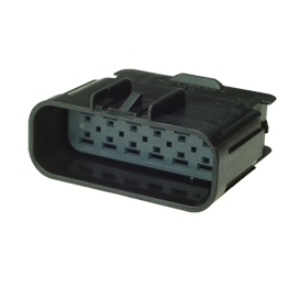 Delphi 15326915 Plug - 12 Way Black GT 280 Sealed Male Connector Assembly