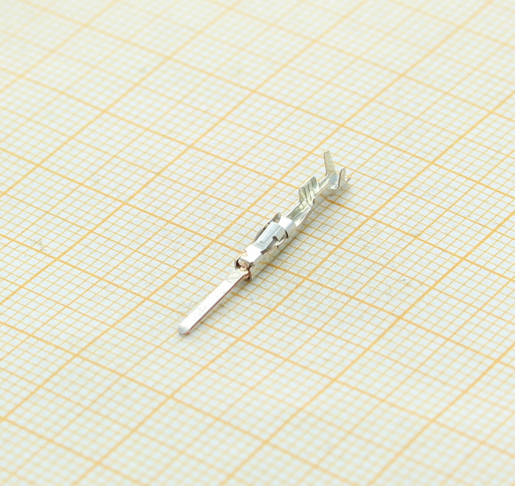 Kostal 32124680903-L - Männlicher MLK 1,2 ungedichteter versilberter Stiftkontakt, Kabelquerschnitt 0.5 - 0.75 mm2 (Schüttware)