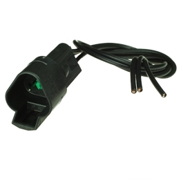Deutsch DT04-3P-CE02 Stecker mit Kabel - 3-poliges Stiftgehaeuse Deutsch DT-Serie mit reduziertem Dichtungsdurchmesser (E-Seal), schwarz