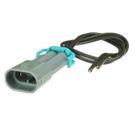 Vormontierter Delphi 12084166 -  2-poliger  grauer Metri-Pack 280 gedichteter Stecker mit Kabel