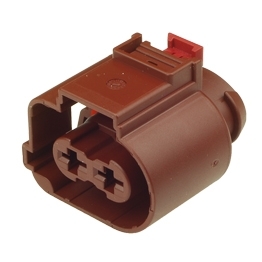 4M0973752 - 2 poliges gedichtetes Buchsengehause 4.8 mm (VW restricted)
