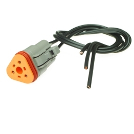 Deutsch DT06-3S-C015 Stecker mit Kabel - 3-poliges Buchsengehaeuse Deutsch DT-Serie mit reduziertem Dichtungsdurchmesser (E-Seal)