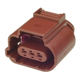 8K0973703E - 3-poliges gedichtetes Flachkontaktgehaeuse 1.5 mm, 1-reihig, Codierung II, (VW restricted)