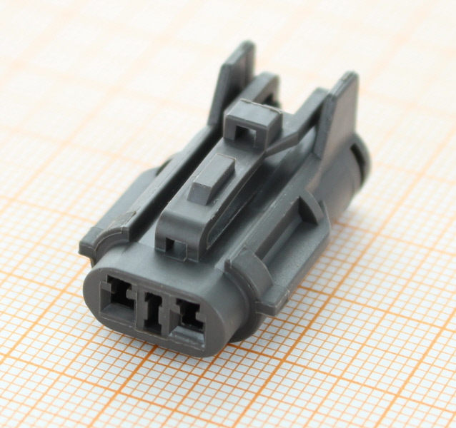 Yazaki 7123-1424-40 Stecker - 2-poliges graues weibliches SWP Steckergehäuse