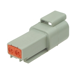 Deutsch DT04-2P-C015 - 2 Way Receptacle Deutsch DT-Series with Reduced Dia. Seal (E-Seal)
