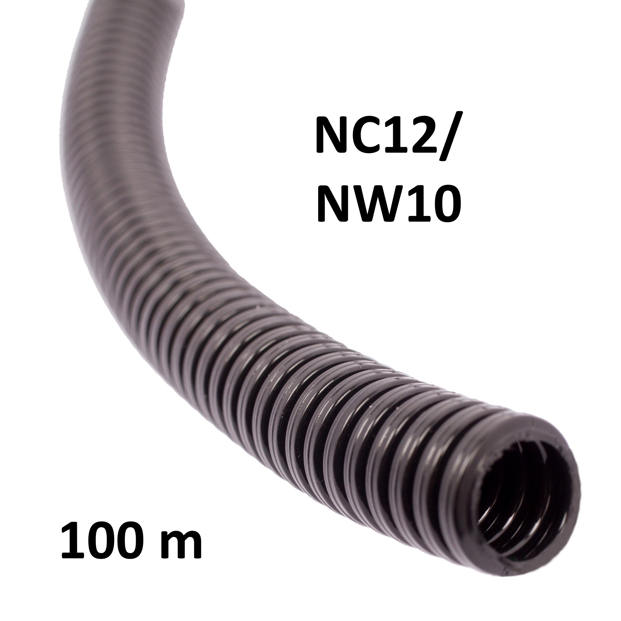 ABB Harnessflex CTPA12/100M - CTPA Corrugated Standard Tube PA6 black unslit NC12 / NW10 (100 m coil) ABB Harnessflex CTPA12/100M - CTPA Corrugated Standard Tube PA6 black unslit NC12 / NW10 (100 m coil)
