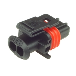 Bosch 1 928 403 137 - 2 poliger weiblicher Kompaktstecker 1 Code 1 (schwarz)