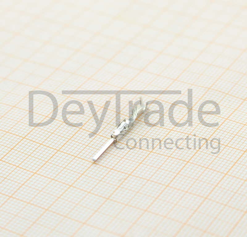 Kostal 32140680903-L - Männlicher MLK 1,2 ungedichteter verzinnter Stiftkontakt, Kabelquerschnitt 0.5 - 0.75 mm2 (Schüttware)