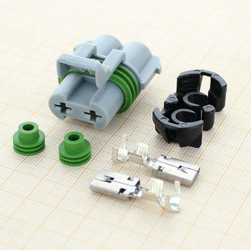 DeyTrade 12147067-Kit - Ducon 6.3 - 2-poliges Kit weiblich