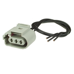 Vormontierter 1J0973723G - 3-poliger gedichteter weiblicher Stecker mit Kabel, 1-reihig, Kodierung VIII, (neutral)