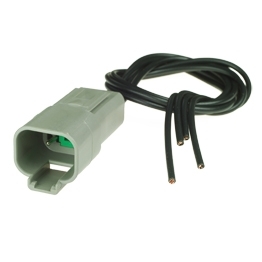 DT04-4P-PT - Full assembled 4 way receptacle Deutsch DT Series