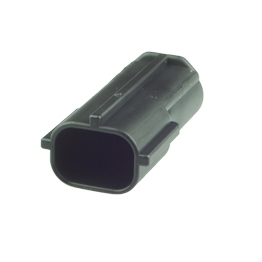 Tyco 174354-2 - 2-poliger männlicher Stecker der Econoseal J Serie