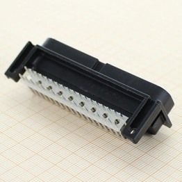 Delphi 12110485 - 36 poliges schwarzes Micro-Pack 100W ungedichtetes Stiftgehaeuse