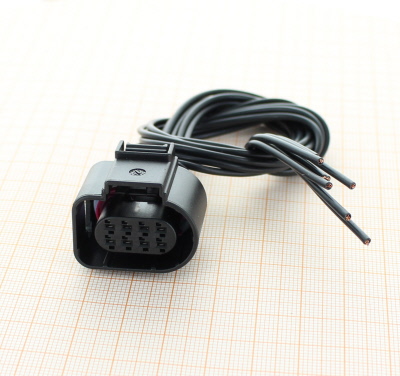 Vormontiertes 4H0 973 714 - 8-poliges gedichtetes weibliches Buchsengehäuse 1.5 mm, 2-reihig, Kodierung I, (neutral)