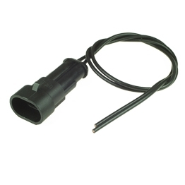 Tyco (AMP) 282104-1-PT - Full assembled 2 Way Sealed Male Superseal 1.5 Pigtail