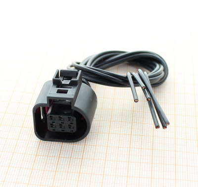 Vormontiertes 5N1 973 206 - 6-poliges gedichtetes weibliches Buchsengehäuse 1.5 mm, 2-reihig, Kodierung I, (neutral)