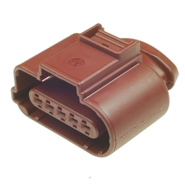 8K0 973 705 B - 5-poliges gedichtetes 1.5 mm Buchsengehaeuse, 1-reihig, Kodierung II, (VW restricted)