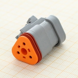 Deutsch DT06-3S-C017 - 3 poliger weiblicher Deutsch DT Blindstecker