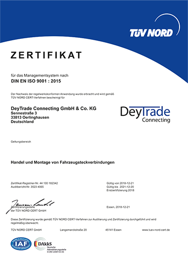 DIN ISO 9001:2015